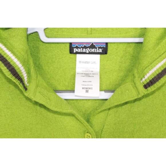 Patagonia Water Girl  Merino Wool Full Zip Hoodie Sweatshirt Size M - Picture 5 of 9